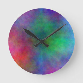 BEAUTIFUL COLOR CLOUD ROUND WALL CLOCK