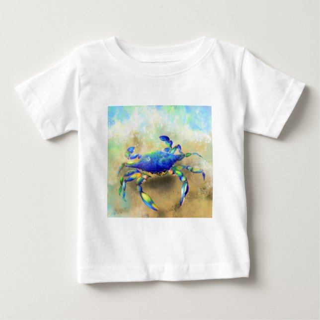 Beautiful Color Crab Baby T-Shirt (Front)