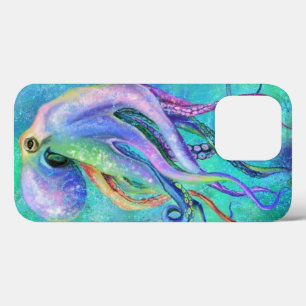 Beautiful Color Octopus  Underwater Life Drawing iPhone 13 Pro Case