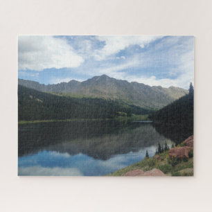 Beautiful Colorado Mountains, Sky and Lake Puzzle