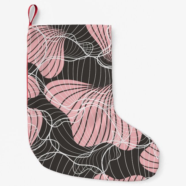 Beautiful colorful abstract seamless pattern. Back Small Christmas Stocking (Front)
