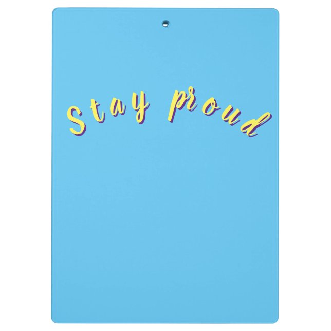 Beautiful Colorful Portrait of an African Woman Clipboard (Back)