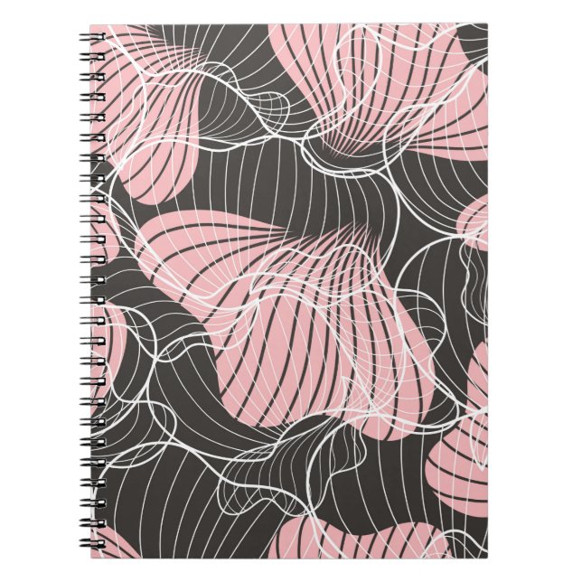 Beautiful colourful abstract seamless pattern. Bac Notebook (Front)