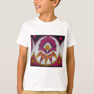 Beautiful Colourful African Fabric Motif Art Print T-Shirt