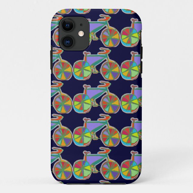 beautiful colourful art bike Case-Mate iPhone case (Back)