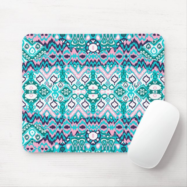 Beautiful colourful boho modern art mouse pad (With Mouse)