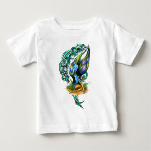 Beautiful Colourful Celtic Forest Faery Baby T-Shirt
