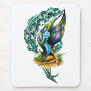 Beautiful Colourful Celtic Forest Faery Mouse Pad