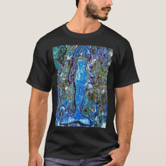 Beautiful Colourful Design Fantasy Mermaid Illusio T-Shirt