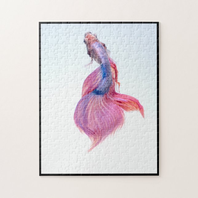 Beautiful Colourful Fantasy Koi Fish Jigsaw Puzzle (Vertical)