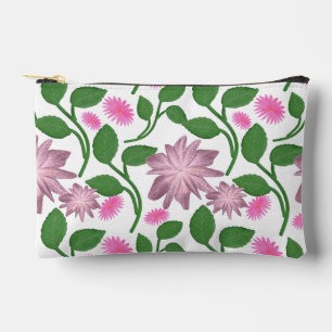 Beautiful Colourful floral pattern  Accessory Pouch