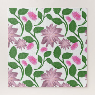 Beautiful Colourful floral pattern Jigsaw Puzzle
