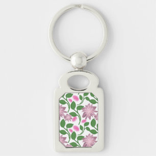 Beautiful Colourful floral pattern Key Ring