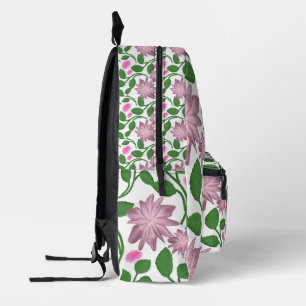 Beautiful Colourful floral pattern Printed Backpack
