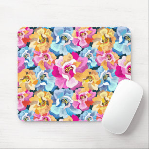Beautiful Colourful Flowers Mouse Pad