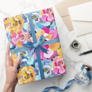 Beautiful Colourful Flowers  Wrapping Paper