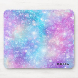 Beautiful Colourful Glittery Background Mouse Pad