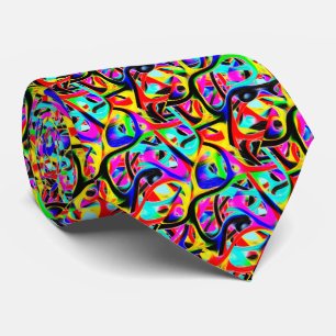 Beautiful Colourful Multi-Colour Abstract Pattern Tie