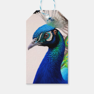 Beautiful Colourful Peacock Peafowl Bird Wildlife Gift Tags