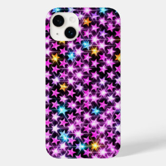 beautiful colourful purple shiny stars Case-Mate iPhone 14 plus case