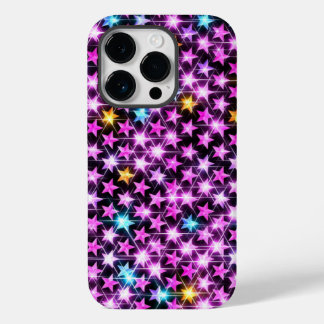 beautiful colourful purple shiny stars Case-Mate iPhone 14 pro case