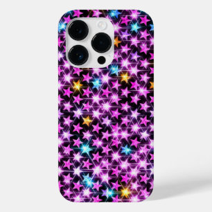 beautiful colourful purple shiny stars Case-Mate iPhone 14 pro case