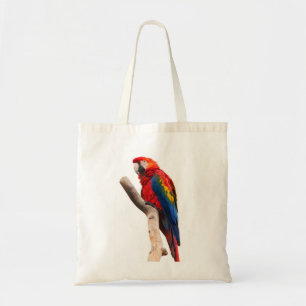 Beautiful Colourful Scarlet Macaw Parrot Bird Tote Bag