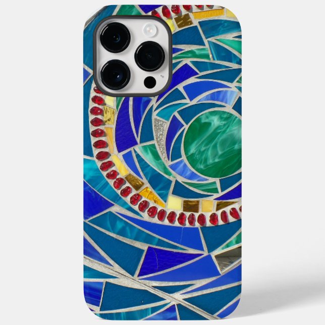 Beautiful Colourful Stained Glass Abstract Swirl Case-Mate iPhone Case (Back)