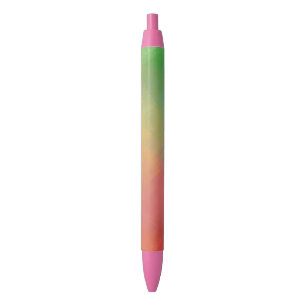Beautiful Colourful Trendy Template Pink Red Orang Blue Ink Pen