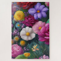 Beautiful colourful vibrant Mixed Flowers fun