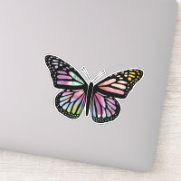 Beautiful Colourful Watercolor Butterfly