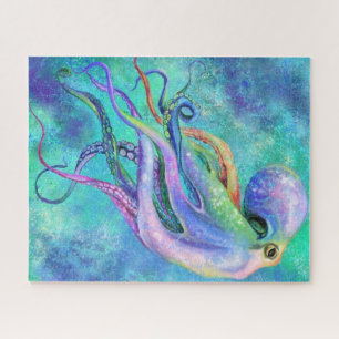 Beautiful Colours Octopus Jigsaw Puzzle Painting