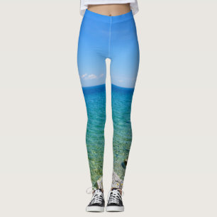 Beautiful Colours Of Lake Huron Leggings