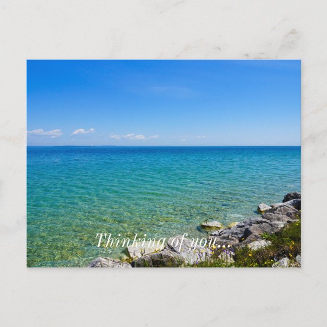 Beautiful Colours Of Lake Huron Postcard (Front)