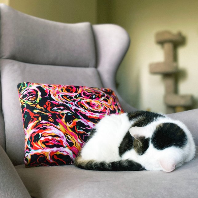 Beautiful Cool Colourful Funky  Decorative Cushion (Creator Uploaded)