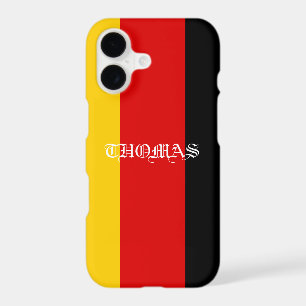 Beautiful Cool Patriotic Monogram Flag of Germany
