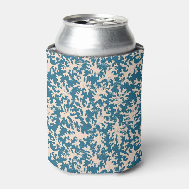 Beautiful Coral Pattern Can Cooler (Can Front)