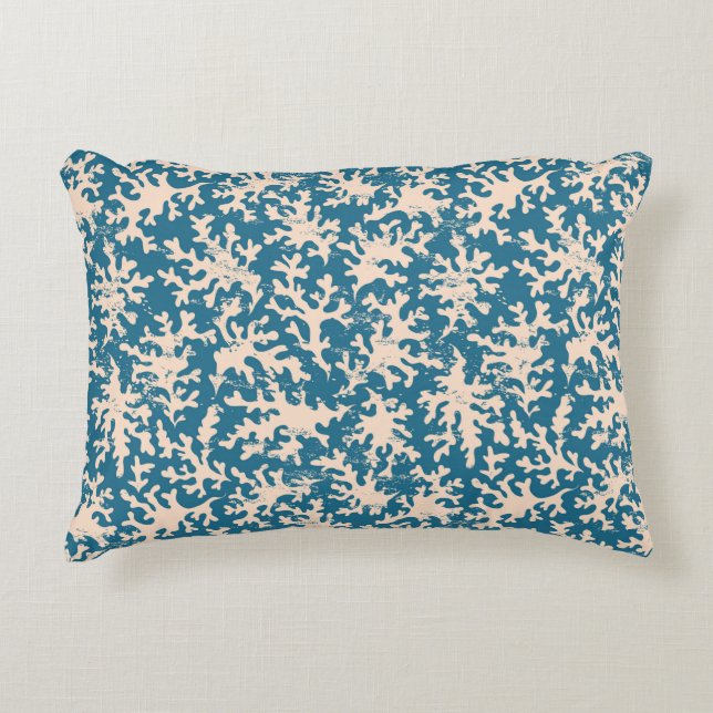 Beautiful Coral Pattern Decorative Cushion (Front)