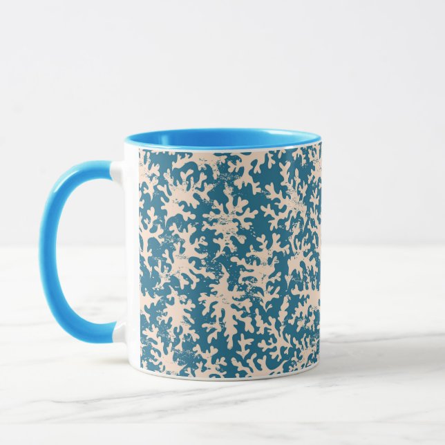 Beautiful Coral Pattern Mug (Left)