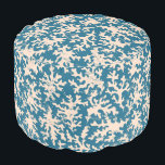 Beautiful Coral Pattern Pouf<br><div class="desc">Beautiful vintage coral seamless for your business © and ® Bigstock® - All Rights Reserved.</div>