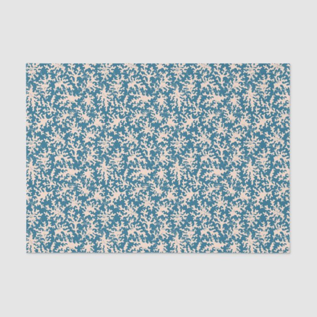 Beautiful Coral Pattern Tissue Paper (Front)