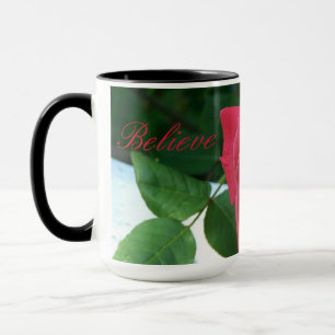 Beautiful Coral Rose Mug
