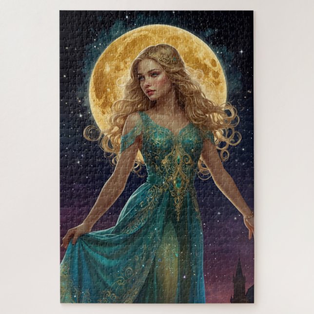 Beautiful Cosmic Goddess Jigsaw Puzzle (Vertical)