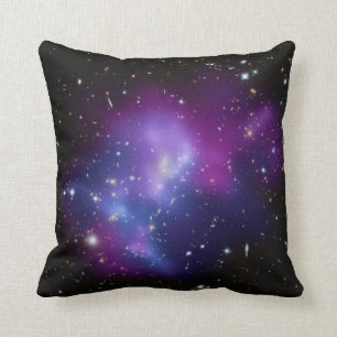 Beautiful cosmic space galaxy clusters cushion