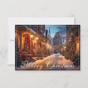 Beautiful Cosy Christmas Motif in Dreamy Old Tow