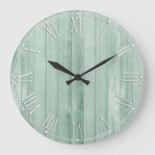 Beautiful Country Rustic Shabby Chic Large Clock