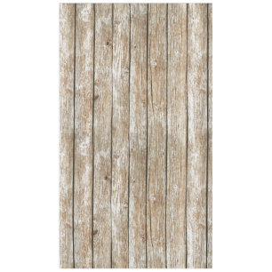 Beautiful Country Shabby Chic Rustic Wood Tablecloth