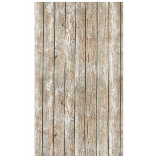 Beautiful Country Shabby Chic Rustic Wood Tablecloth