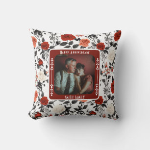 Beautiful Couple Golden Anniversary Throw Pillow