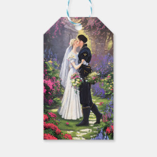 Beautiful Couple in The Park Gift Tags